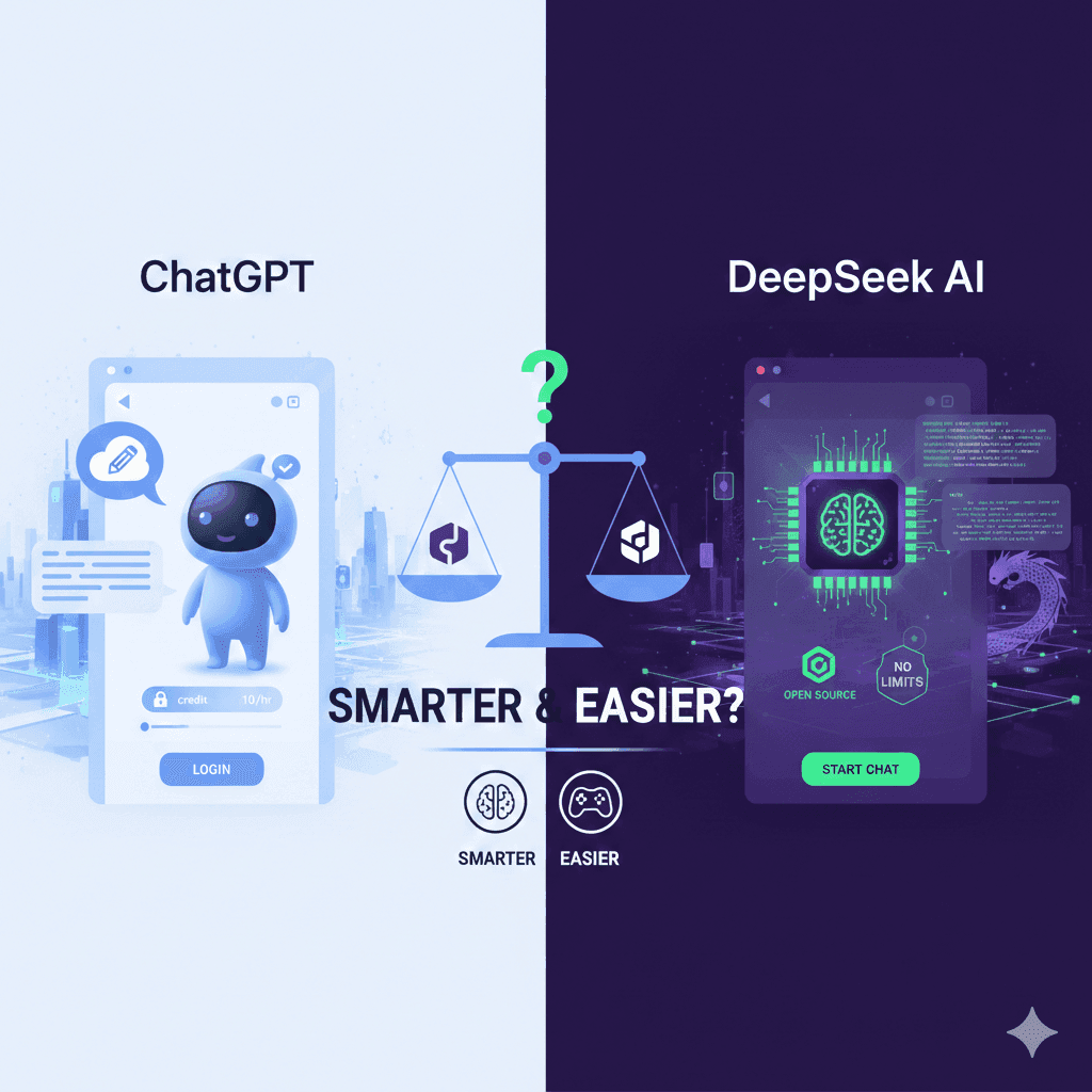 ChatGPT vs DeepSeek: Which Free AI for Beginners is Smarter? image